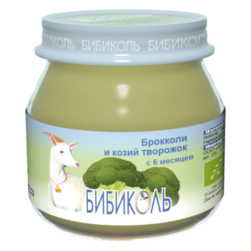 Брокколи и козий творожок, 80 г