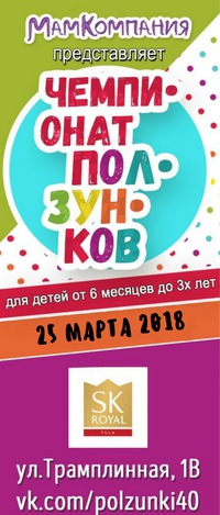 Чемпионат ползунков. Калуга, 25 марта 2018